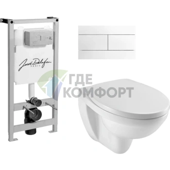 Комплект для ванной комнаты Jacob Delafon Patio E5504, матовый никель (E5504-NF+E4316-00+E4187-00+E70021-00) - фото 1