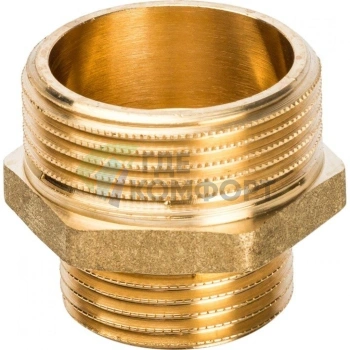 Ниппель STOUT НН переходной 1 1/4 х 3/4 латунный - фото 3