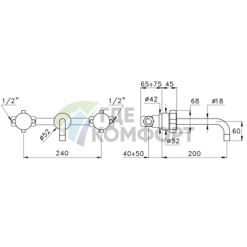 Стильный встраиваемый смеситель Stella Aster 3863 для кухонной мойки в хроме (AT 01001 CR00) - фото 2