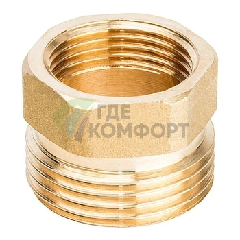 Разъемное соединение STOUT американка ВН с плоским уплотнением 3/4 латунное - фото 3
