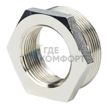 Футорка STOUT 2 x 1 1/4 никелированная - фото 2