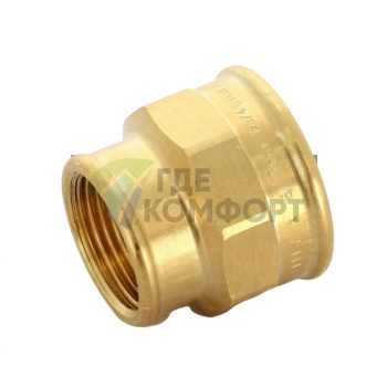 Муфта переxодная ВВ 1x3/4 бронза Viega - фото 2
