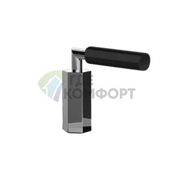 Ручка для смесителя Fantini Venezia рычаг правая хром-черный матовый (29 02 N54613) - фото 1