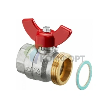 Шаровой кран Oventrop 3/4 х 1 ВН, PN с плоским уплотнением 1406383