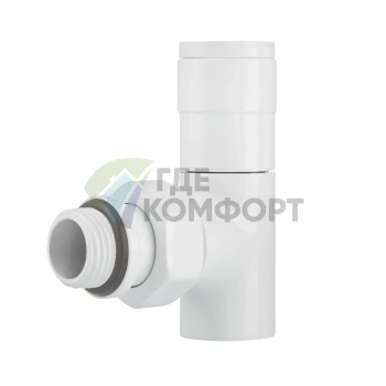 Набор дизайн-вентилей Royal Thermo PIANO 1/2 белый, RTE 56.0012, НС-1422581 - фото 4