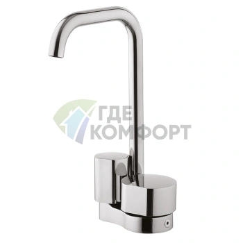 Смеситель для раковины FIMA Carlo Frattini So однорычажный с поворотным изливом и донным клапаном (F3171BCR) - фото 1