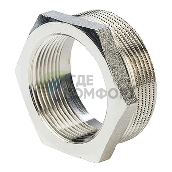 Футорка STOUT 2 x 1 1/2 никелированная - фото 2