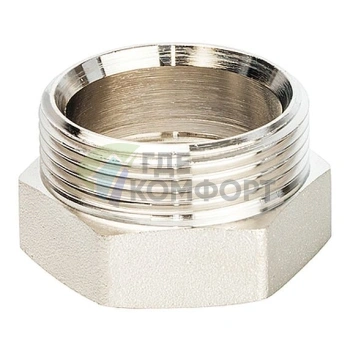 Разъемное соединение STOUT американка ВН с резиновым уплотнением 1 1/4 никелированное - фото 4