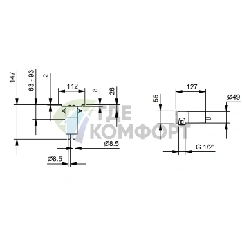 Комплект прокладок для смесителей Fantini 8114B, 8115B (86 00 8114A) - фото 2