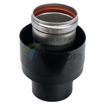 Манжета Stout для перехода с DN80 на финальный вертикальный участок 80/125 SCA-0080-080125 - фото 2