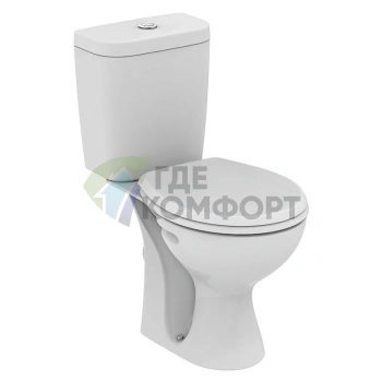 Унитаз-компакт Vidima СеваФреш E405861 с микролифтом крышки