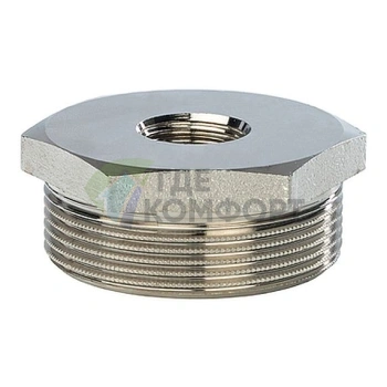 Футорка STOUT 1 1/2 x 1/2 никелированная - фото 1