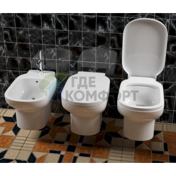 Приставной унитаз Jacob Delafon Replay E4776: компактность и современный дизайн - фото 3