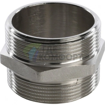 Ниппель STOUT HH 2 наружная резьба никелированный - фото 2