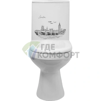 Унитаз-компакт Фиона Лондон с микролифтом от Оскольской керамики - фото 3