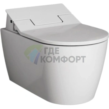 Унитаз подвесной Duravit ME by Starck 222859 с крышкой биде - фото 2