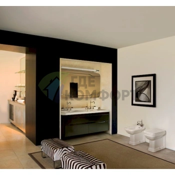 Унитаз приставной Kerasan Waldorf 55 см - фото 4