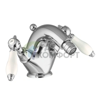 Смеситель для биде FIMA|Carlo Frattini Herend, одноотверстный, с донным клапаном, хром (F5432CR) - фото 1