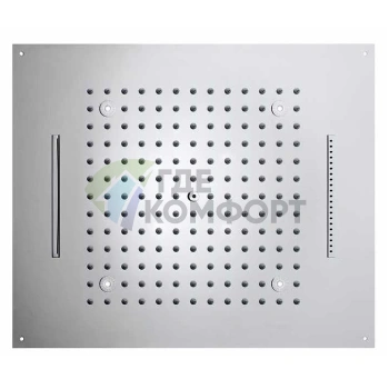 Верхний душ BOSSINI DREAM/3 57x47 см с LED-подсветкой, 3 режимами и блоком управления (H38917.030) - фото 1