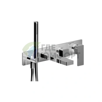 Смеситель для ванны Fantini Mint со встраиваемой установкой и ручным душем (34 93 F721B) - фото 1