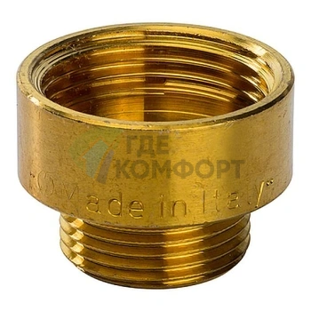 Переходник STOUT ВН 1 1/4 x 1 внутренняя/наружная резьба латунный - фото 1