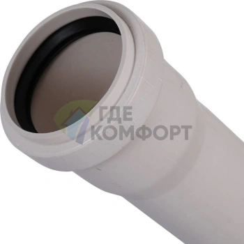 Труба канализационная К/П 050х3000мм Sinikon (Синикон) - фото 4