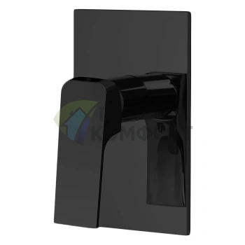 Смеситель для душа Carlo Frattini Fima встраиваемый, черный матовый (F3383/1NS) - фото 1