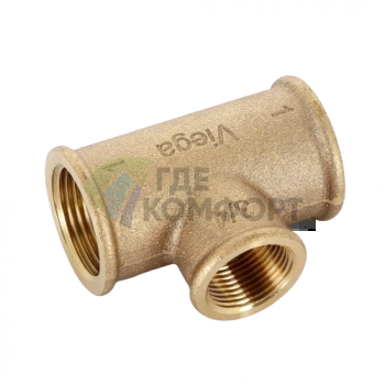 Тройник переходной с внутренней резьбой 1x3/4x1 Viega - фото 1