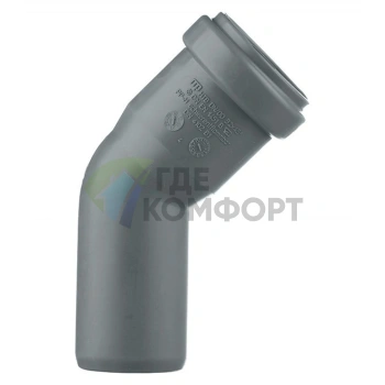 Отвод канализационный HTB 32 45° Ostendorf - фото 1