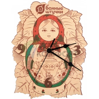 Часы для бани и сауны Банные штучки 32366 Матрешка