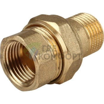 Разъемное соединение американка прямое 1, латунное Itap (Итап) - фото 2