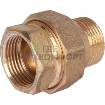 Разъемное соединение американка ВН 1, уплотнение под гайкой o-ring кольцо Stout - фото 4