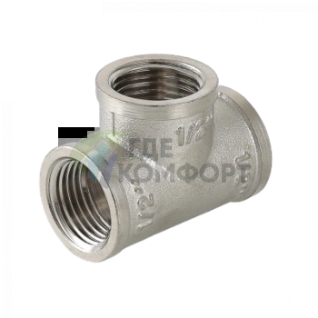 Тройник с внутренней резьбой 3/4 Valtec - фото 3