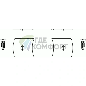 Фиксирующие планки HL619 - фото 2