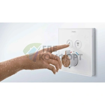 Термостат Hansgrohe ShowerSelect 15763000: точная температура для комфорта и безопасности в душе - фото 2