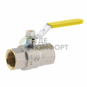 Кран шаровой для газа 1 1/4 внутренняя / внутренняя резьба, ручка рычаг F.I.V. Futurgas (Ф.И.В) - фото 1