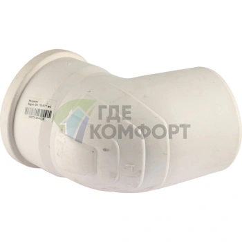 Отвод канализационный Raupiano Plus 110х67° REHAU (РЕХАУ - 11234541001) - фото 3