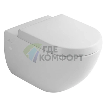 Подвесной унитаз Villeroy & Boch Subway Plus 6600 10R1 Alpin