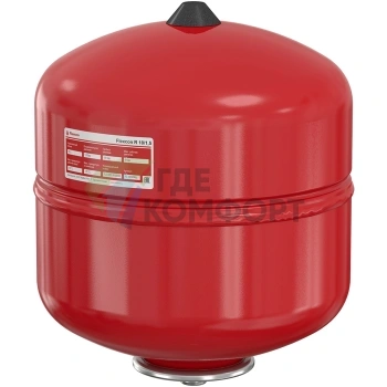 Расширительный бак Flamco Flexcon R 8л/1-5-6bar для отопления (Красный)