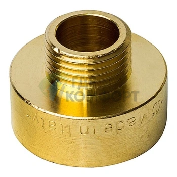 Переходник STOUT ВН 1 1/4 x 3/4 внутренняя/наружная резьба латунный - фото 2