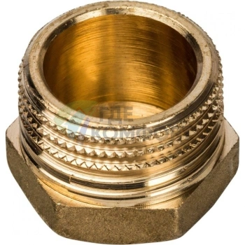 Заглушка STOUT НР 1/2 наружная резьба латунная - фото 3