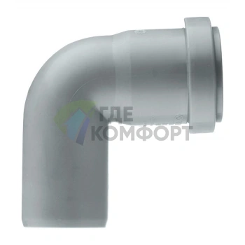 Отвод канализационный HTB 40 90° Ostendorf - фото 1