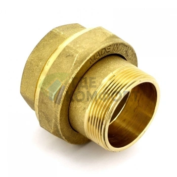 Разъемное соединение американка прямое 2, латунное Itap - фото 3