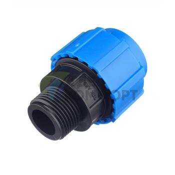 Муфта с наружной резьбой 32x1 ПНД Политэк - фото 3