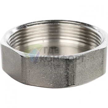 Заглушка STOUT ВР 2 внутренняя резьба никелированная - фото 4