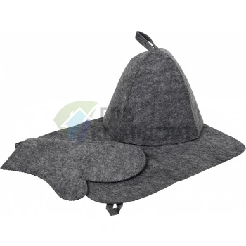 Набор для бани и сауны Hot Pot 41184 серый - фото 1