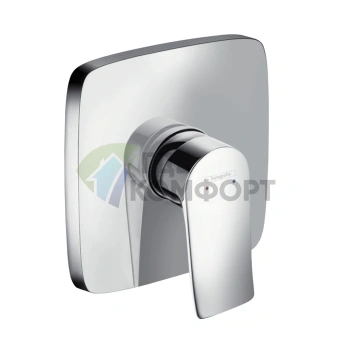 Смеситель для душа Hansgrohe Metris встраиваемый (внешняя часть), хром (31456000) - фото 1