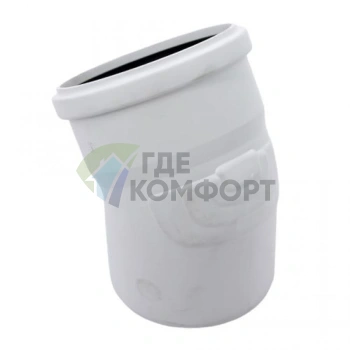 Отвод канализационный Raupiano Plus 110х30° REHAU (РЕХАУ - 11234341001) - фото 3