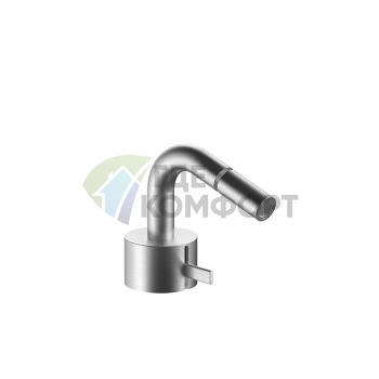 Смеситель для биде Fantini AF/21: матовая натуральная сталь, излив 130 мм (27 93 A508WF) - фото 1