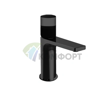 Смеситель для раковины Fantini Nice однорычажный, черный матовый (65 13 S004SWF) - фото 1